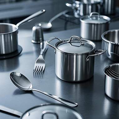Roestvrijstalen productpijp