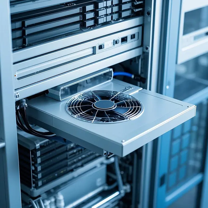 Roestvrijstalen pijp voor serverkast