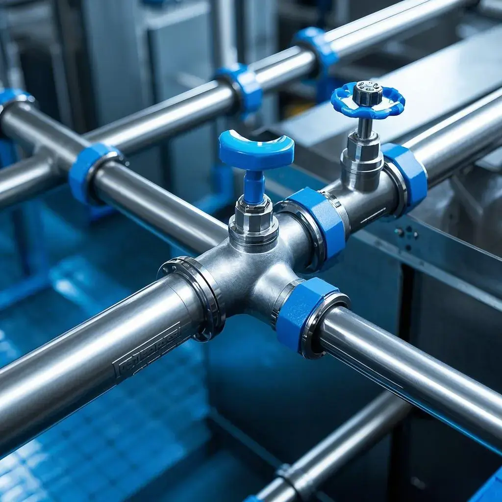 Sanitaire roestvrijstalen buis voor drankproductieapparatuur